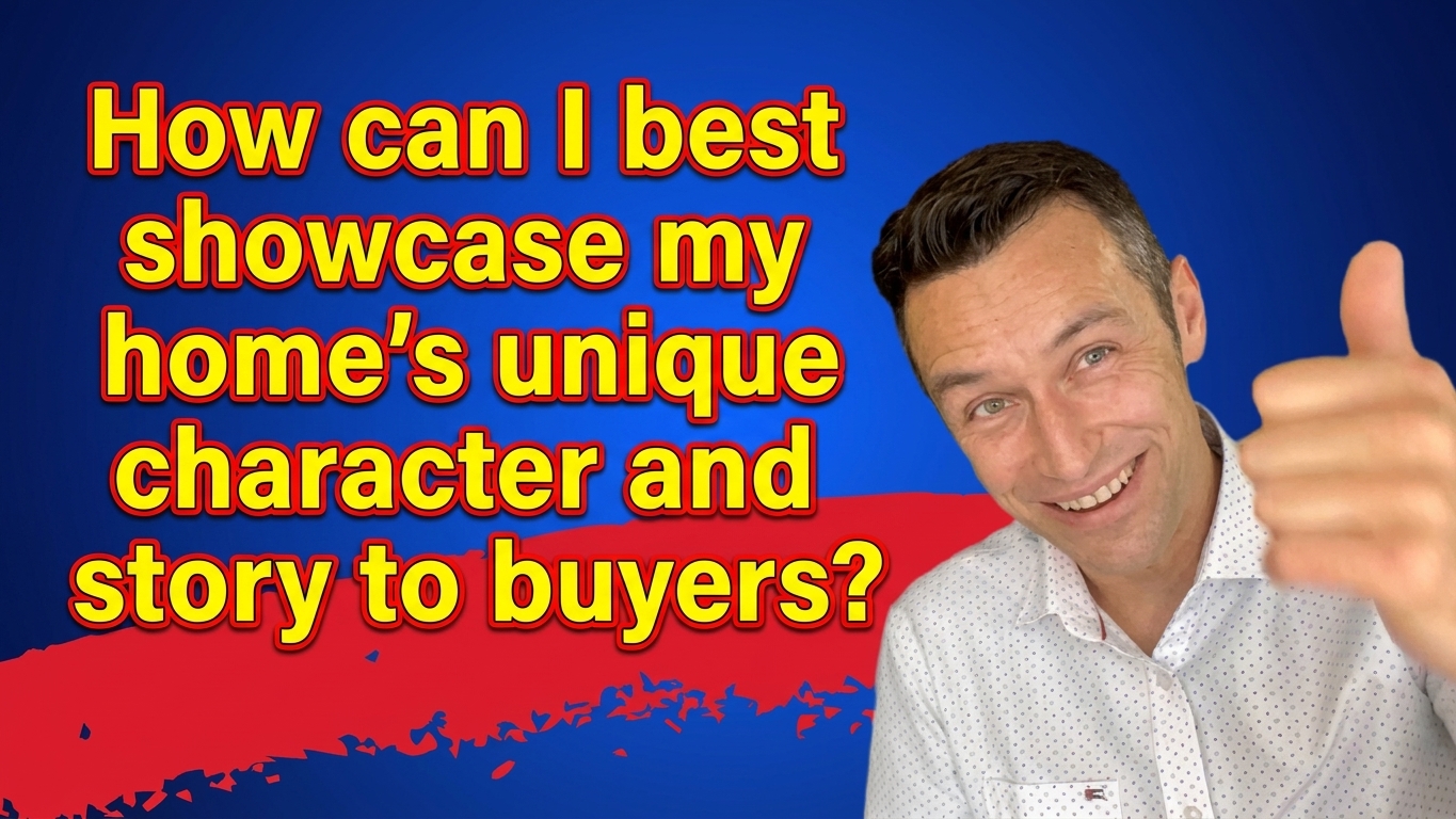 "How can I best showcase my home's unique character and story to buyers?" 