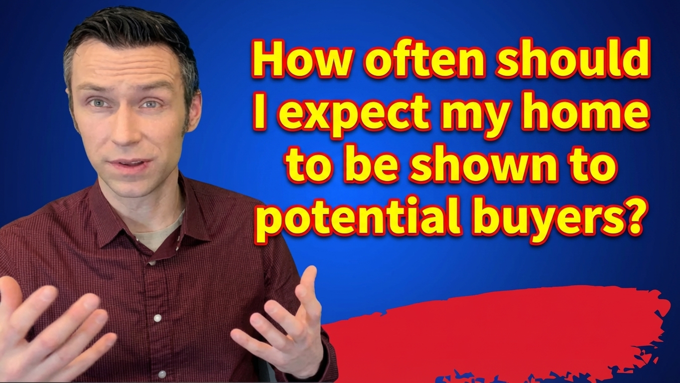 "How often should I expect my home to be shown to potential buyers?" 
