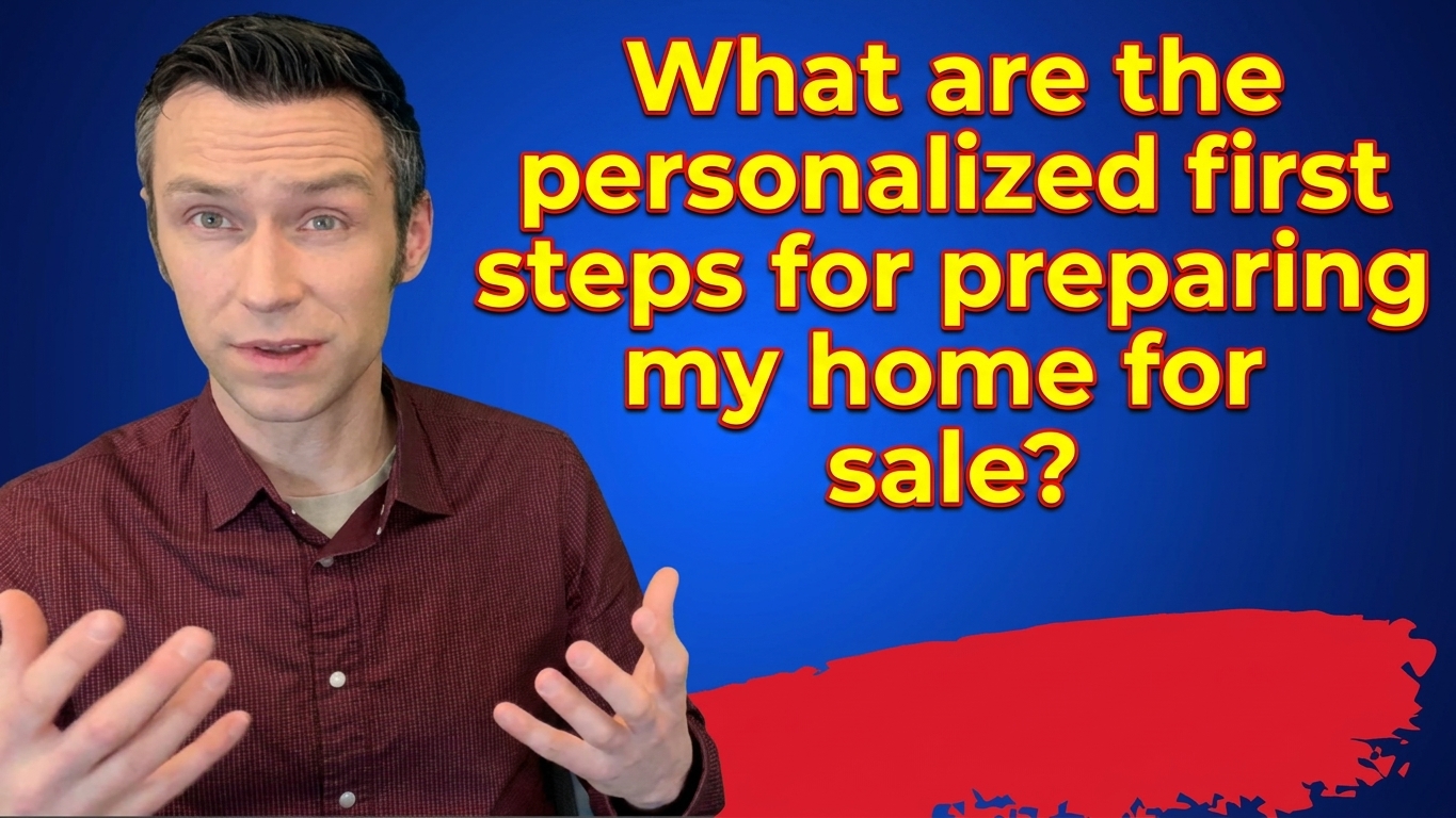 "What are the personalized first steps for preparing my home for sale?" 
